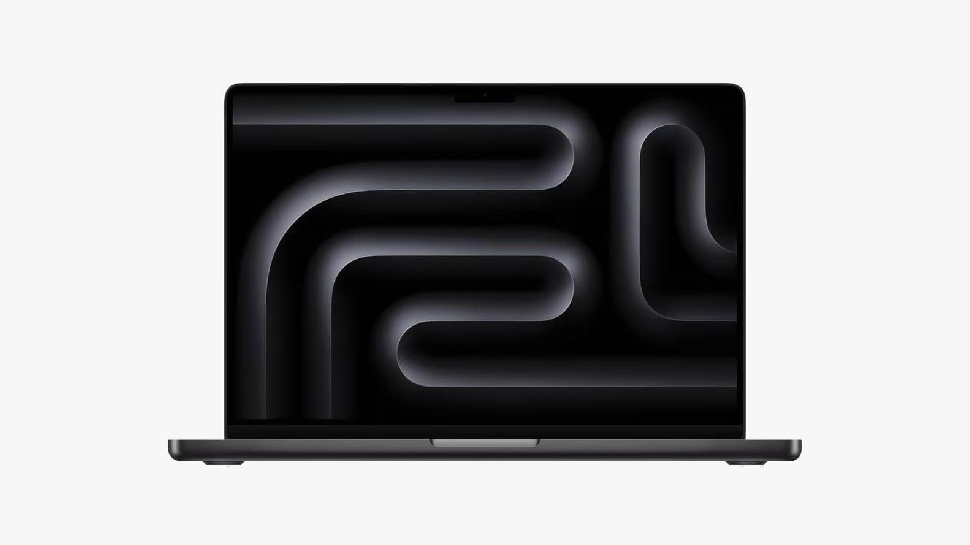 Image of a Apple MacBook Pro placed over a gray background.
